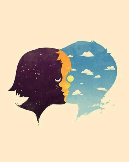 Мужчина и женщина арт