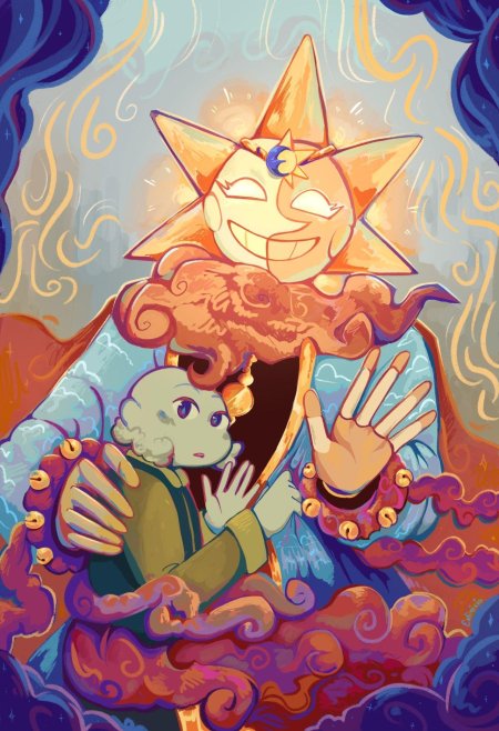 Солнце и луна фнаф арты