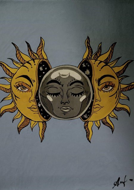 Sun and moon tapestry гобелены