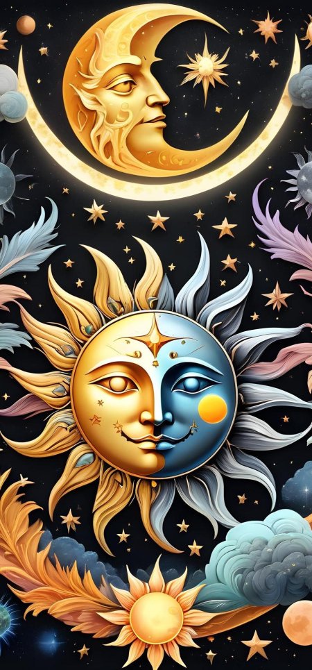 Sun moon star