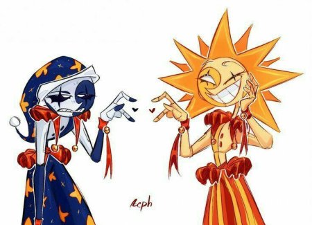 Солнце и луна фнаф