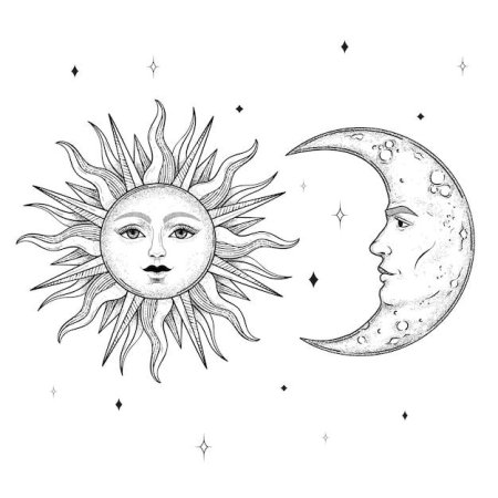 Солнце эскиз