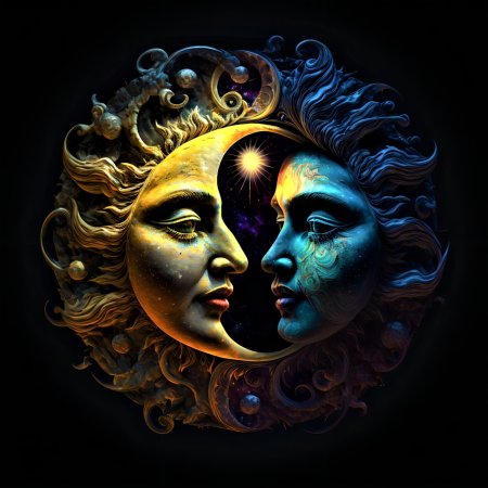 Луна солнце