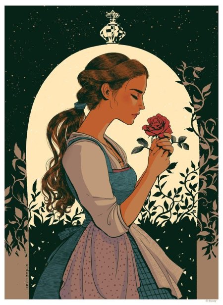 Бель красавица и чудовище арт