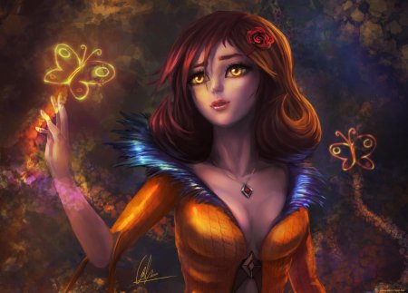 Фэнтези девушка арт