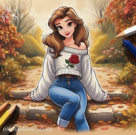 Бель принцесса дисней современная