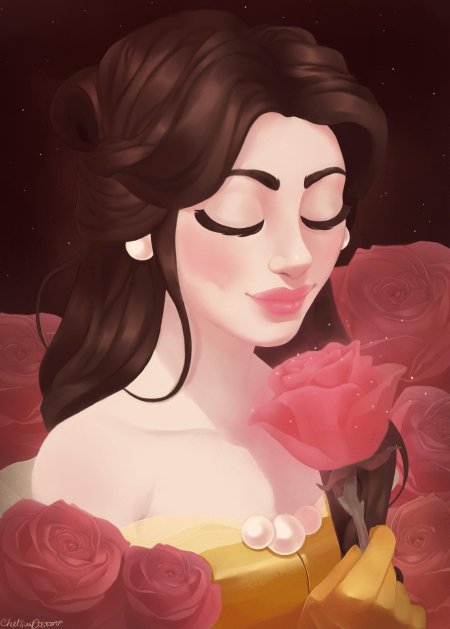 Белль и роза красавица и чудовище