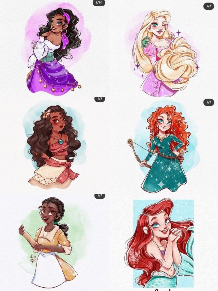 Мерида принцесса диснея