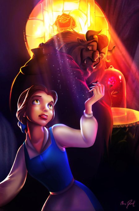 Красавица и чудовище дисней