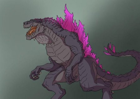 Рисунки годзилла