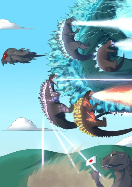 Аниме мотра и годзилла