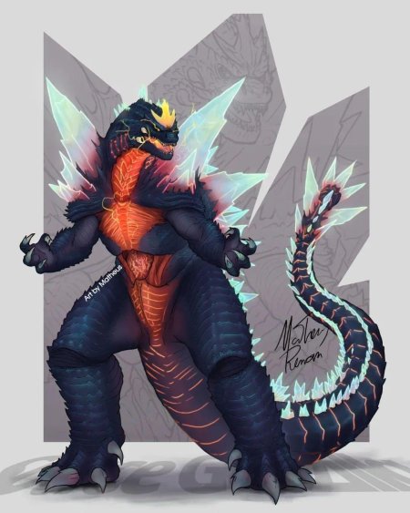 Космогодзилла и годзилла