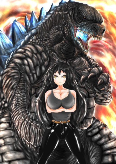 Годзилла девушка