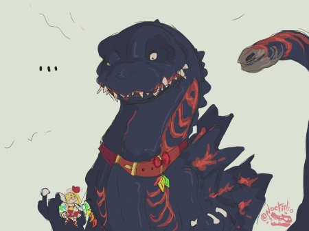 Шин годзилла арт