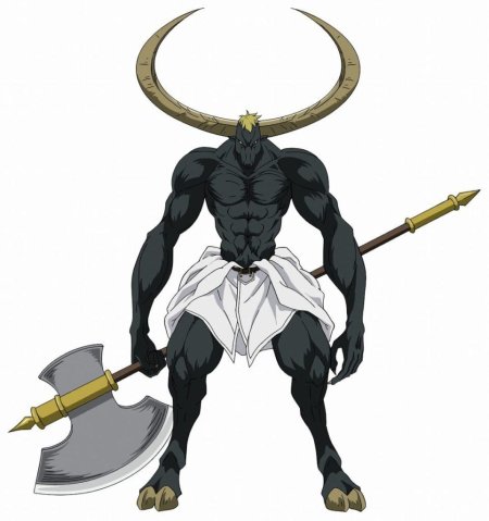 Минотавр аниме герой