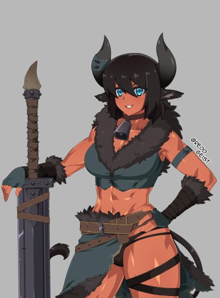 Monster girl минотавр