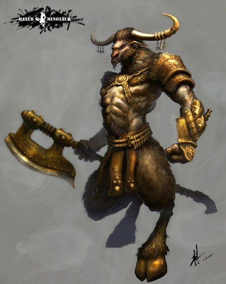 Минотавр днд арт