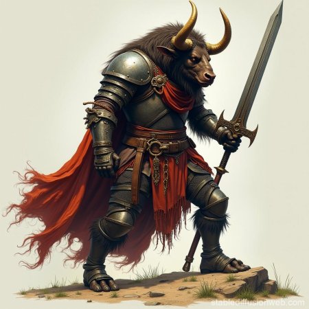 Warrior minotaur