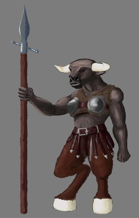 Минотавр получеловек полубык