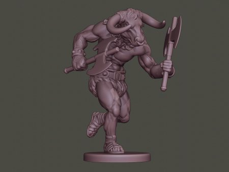 Минотавр 3д модель