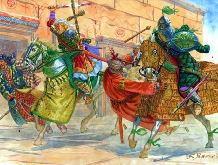 Солдаты византийской империи