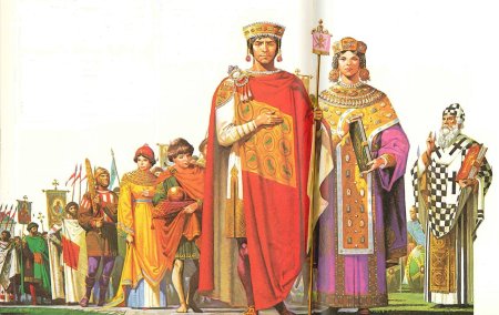 Византийская империя одежда императора