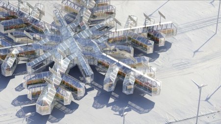 Город будущего в арктике