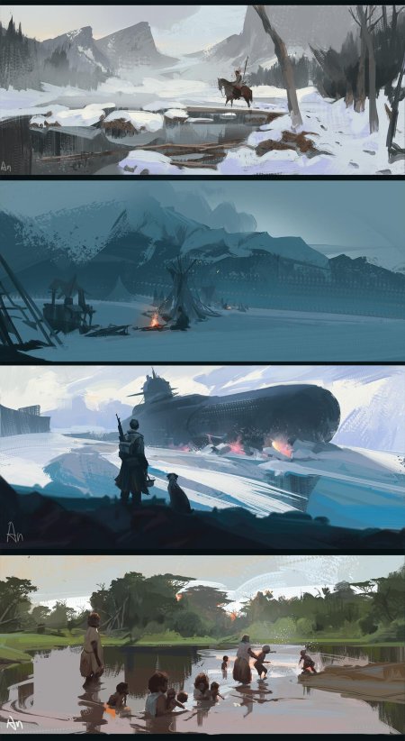Environment concept art