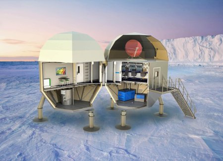 «white desert» отель антарктида