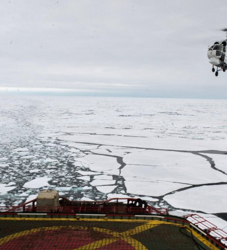 Ледокол арктика вертолетная площадка