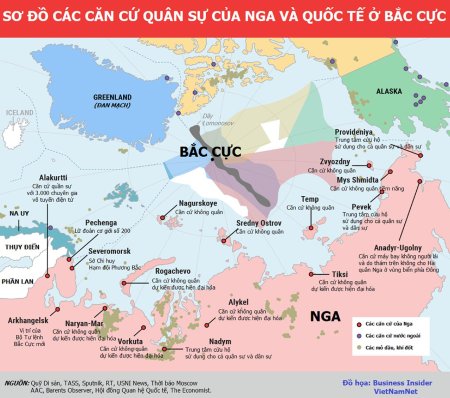 Военная база россии в арктике на карте