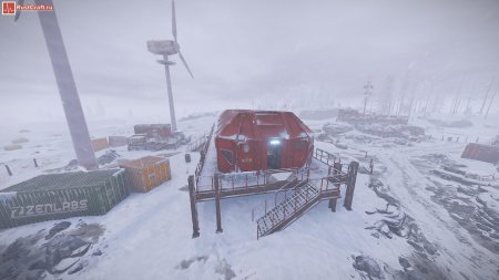 Арктическая военная база раст