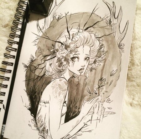 Стили рисования тушью