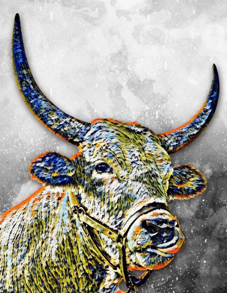 Бык картина