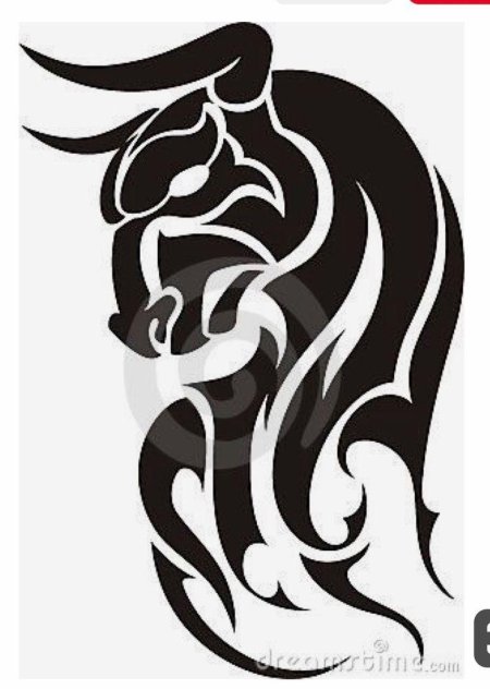 Трафарет животного