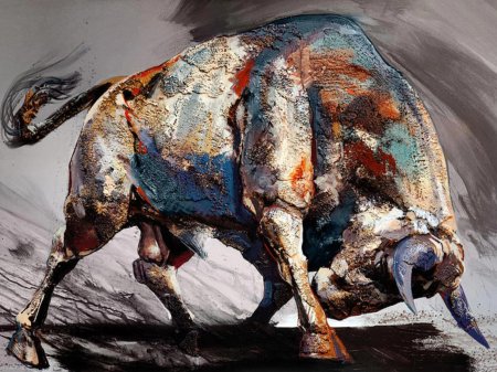 Бык коррида испания живопись