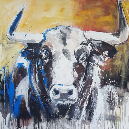 Картина корова