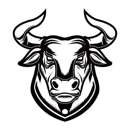 Голова быка стилизованная