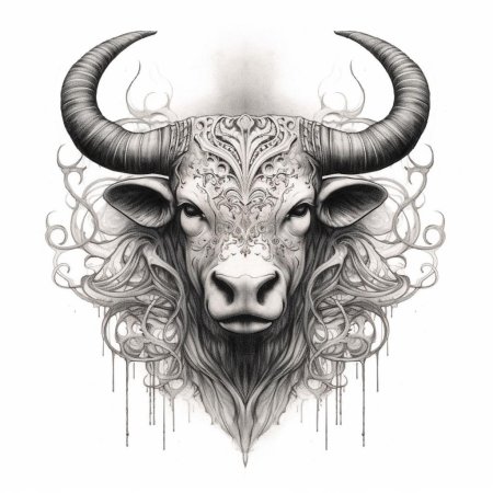 Бык татуировка