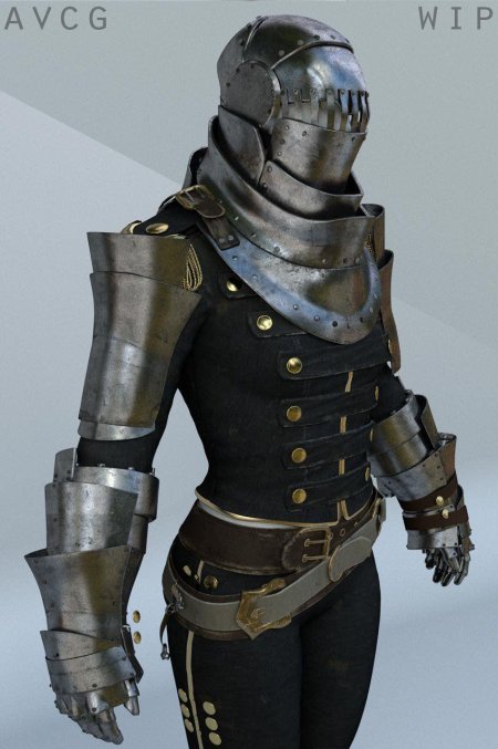 Доспехи рыцаря дизельпанк