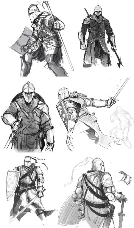 Рыцарь скетч