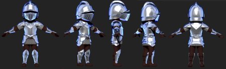 Рыцарь д модель лоу поли