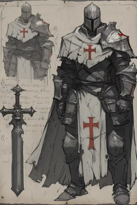 Крестоносец рыцарь