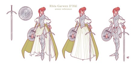 Броня женская фэнтези референс