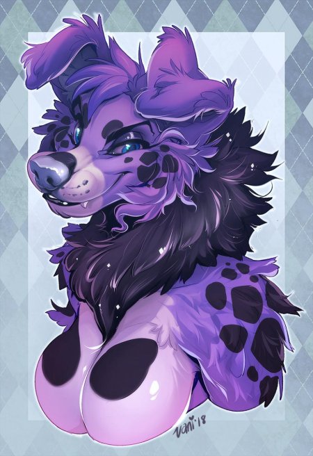 Фиолетовый волк