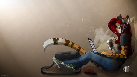 Фурри наушники