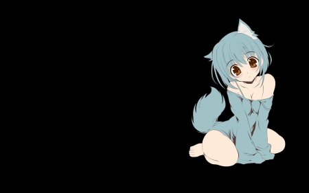 Аниме девочка кошка