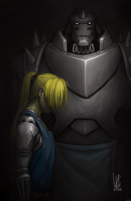 Аниме стальной алхимик альфонс