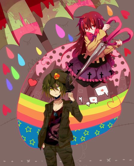 Эндермен и крипер аниме