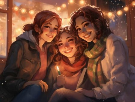 Девочки подружки